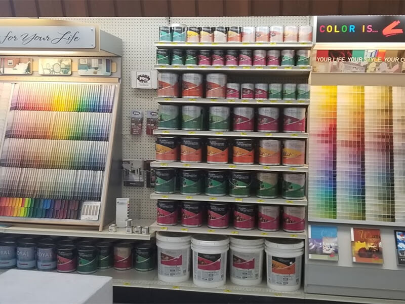 paint and supplies